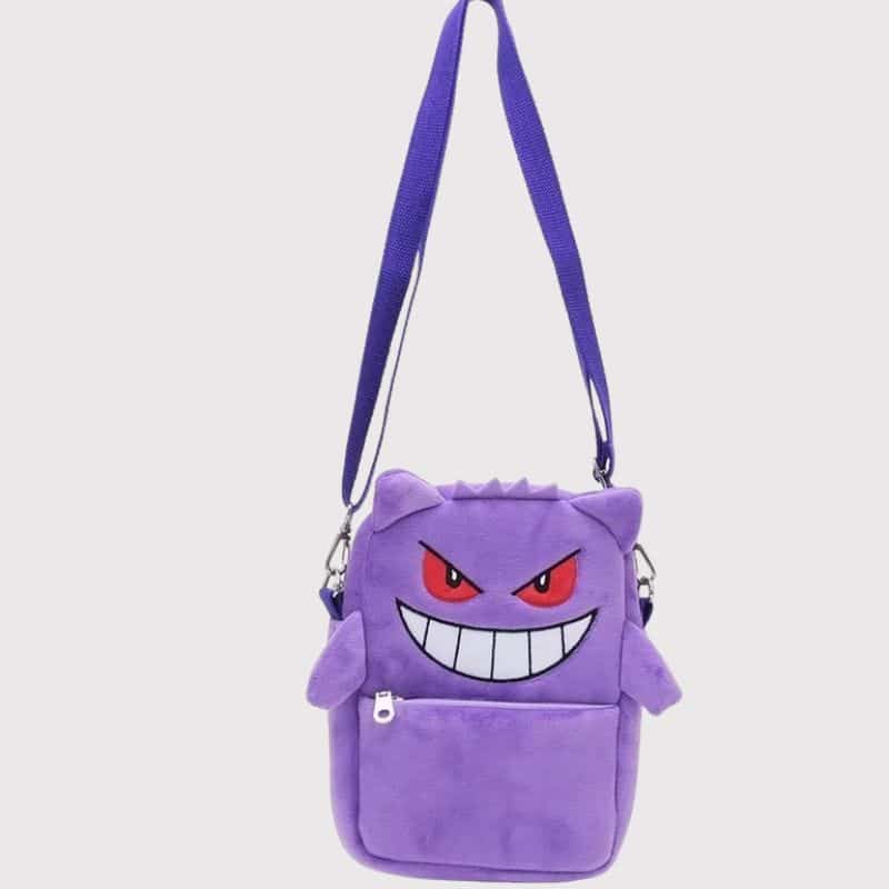 Sac Bandoulière Ectoplasma Pokémon, sac pokemon ectoplasma violet style bandoulière