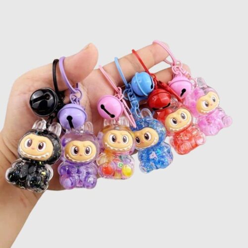 Porte-Clés Labubu Mignon, porte clé labubu coloré