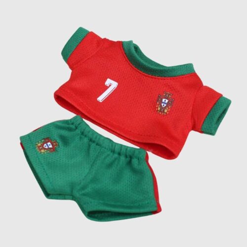 Tenue de Football Labubu Portugal N°7, mini tenue portugal