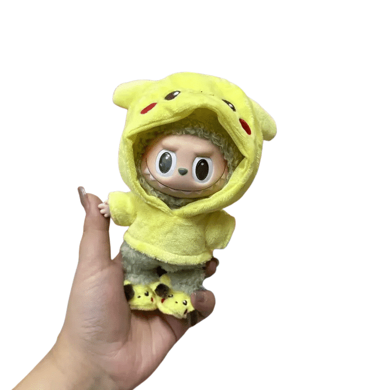 Ensemble Labubu Pikachu Avec Chaussons 3 3
