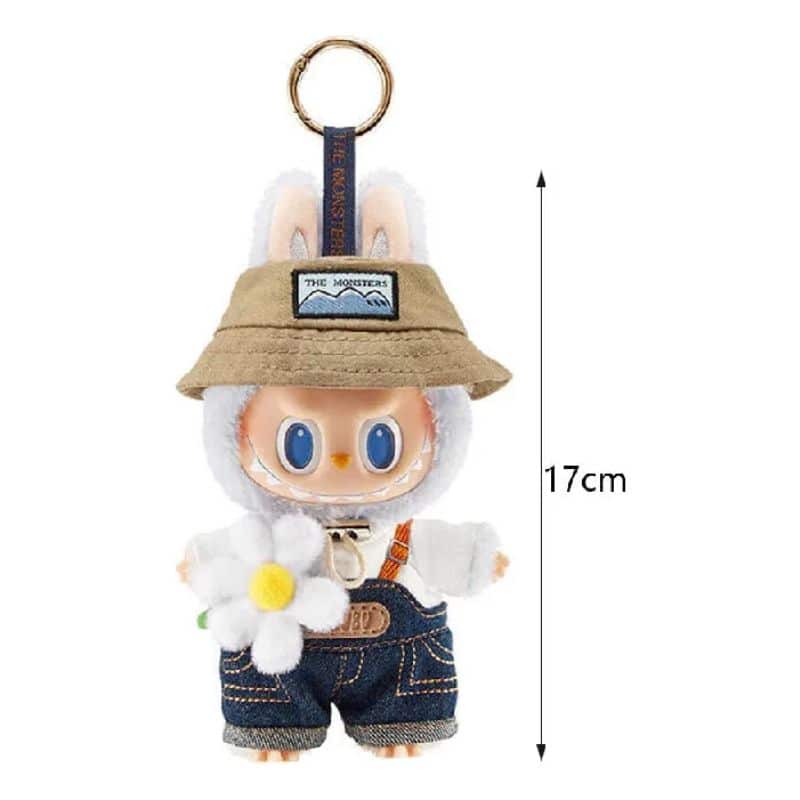 Peluche Labubu Jardinier en Salopette 3 7