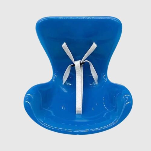 Siège De Protection Avec Ceinture Pour Labubu, siège auto bleu avec ceinture blanche