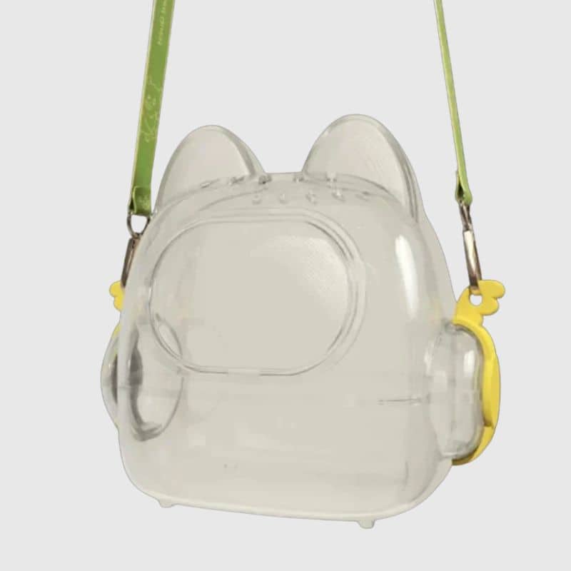Sac Bandoulière Compact Transparent pour Labubu