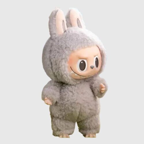 Peluche Labubu Sesame Bean Grise