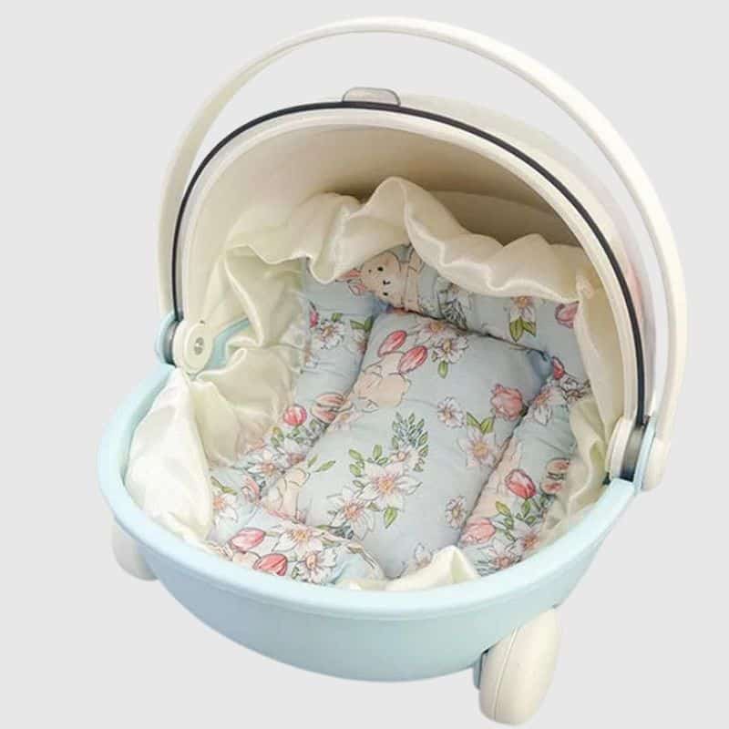 Berceau De Sommeil Pour Poupée Labubu Avec Tapis Inclus, mini berceau avec lit