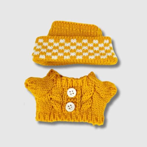 Ensemble Tricoté Pull et Bonnet pour Labubu