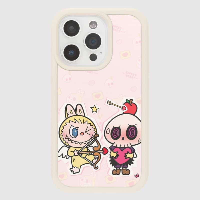 Coque Labubu Dessin Amour Originale pour iPhone, Coque Labubu Toute Mignon