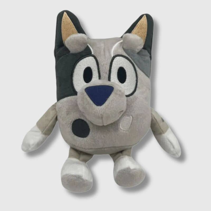 Peluche Muffin Le Chien Gris Rigolo 22 cm