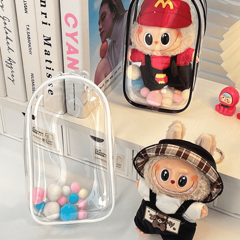 Coque de Protection Transparente pour Labubu