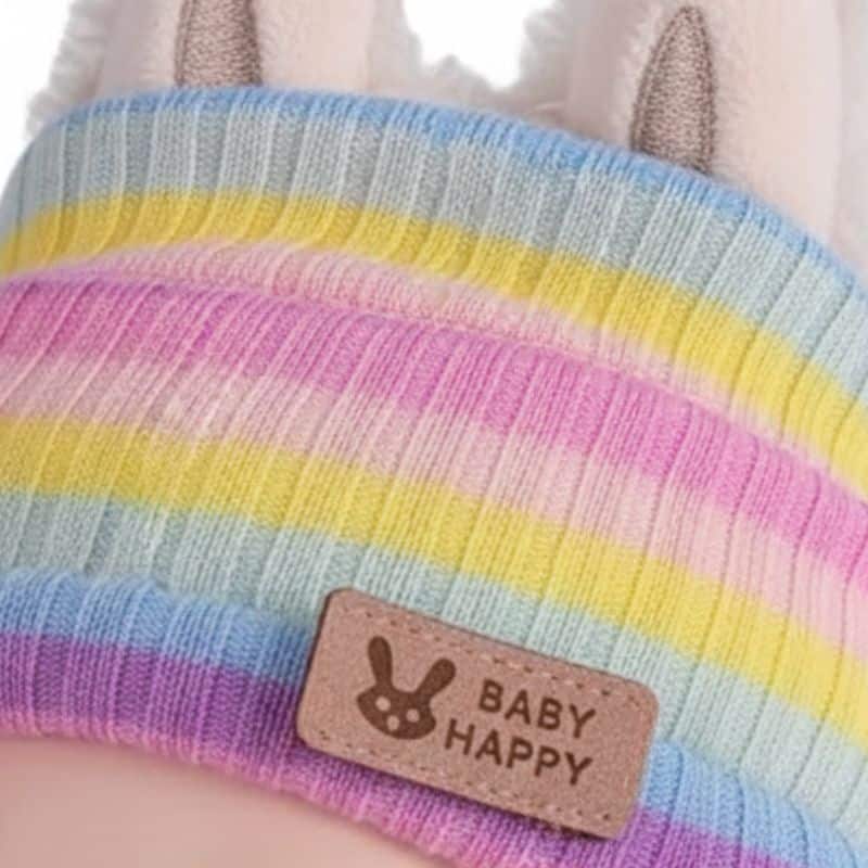 Ensemble Haut Coloré À Rayures Et Pantalon Violet Pour Labubu 4 5