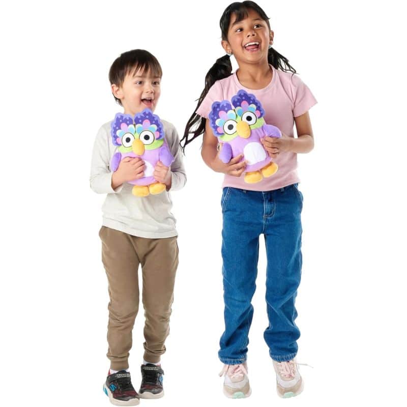 Peluche Chattermax Hibou Coloré Amusant 20 cm