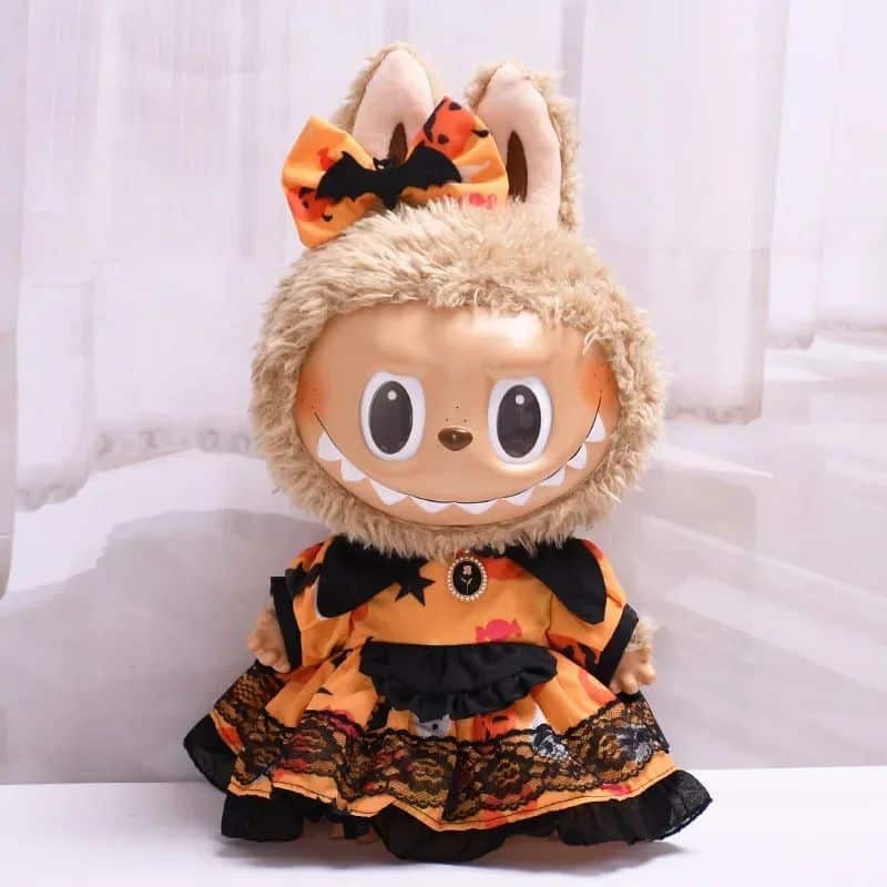 Robe Thème Halloween Élégante Pour Labubu