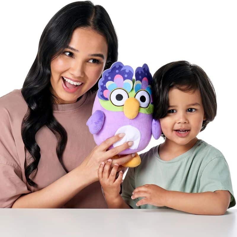 Peluche Chattermax Hibou Coloré Amusant 20 cm