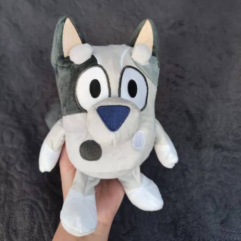 Peluche Muffin Le Chien Gris Rigolo 22 cm