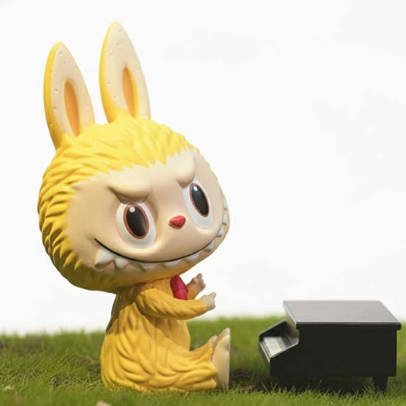 Figurine Labubu Musicien Au Piano Édition Limitée 8 cm