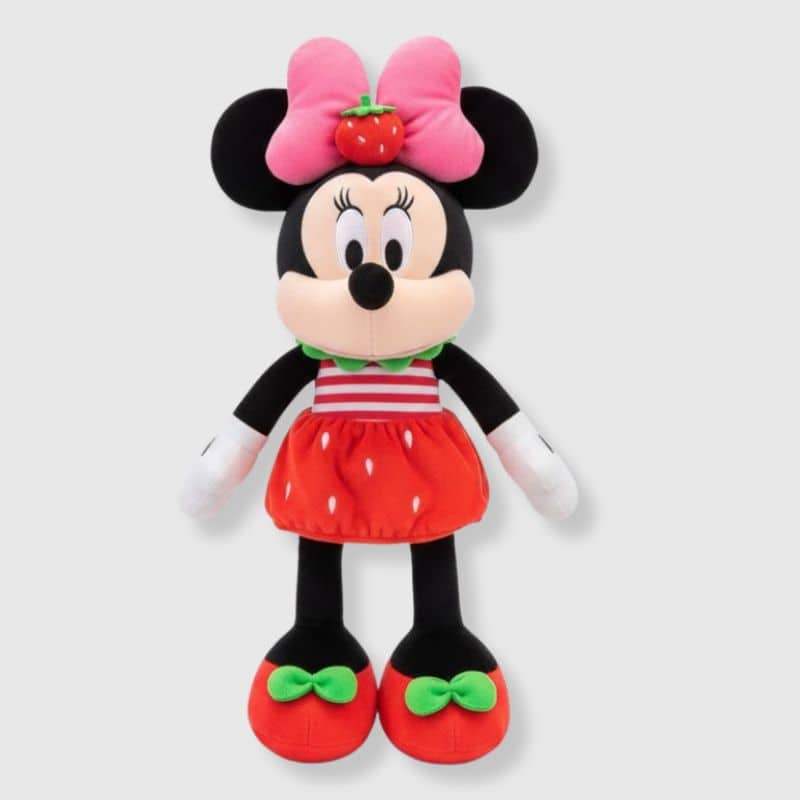 Peluche Minnie Colorée Style Fraise, Peluche Winnie Charmante