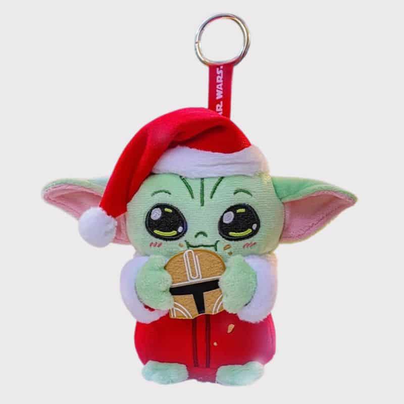 Peluche Star Wars Grogu en Déguisement de Père Noël 15 cm, Peluche Star Wars Mignon
