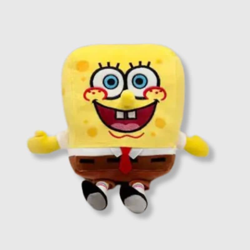 Peluche Bob l’éponge Souriante 20 cm, Peluche Bon L'éponge Carré