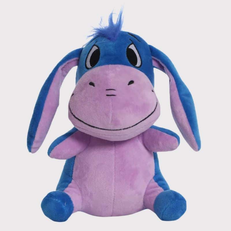 Doudou Bourriquet Adorable Et Câline 21 cm, Doudou Bourriquet Bleu
