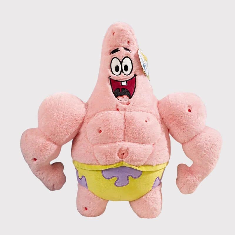 Peluche Patrick Étoile de Mer Super Musclé, Peluche Etoile de Mer
