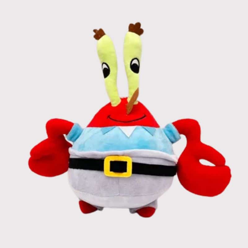 Peluche Monsieur Krabs Souriant 23 cm, Peluche Crabe