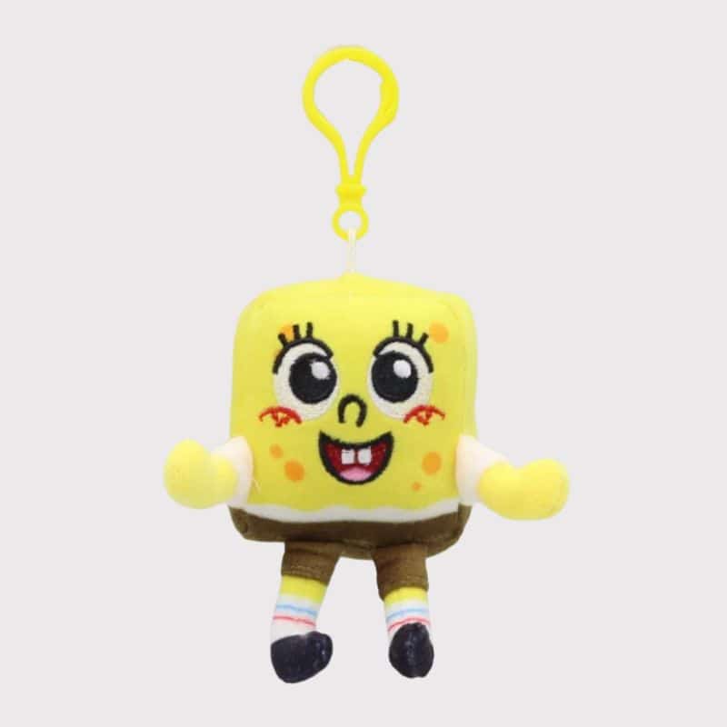 Peluche Bob l’éponge Porte-Clé Mignon, Peluche Bob l'éponge Jaune