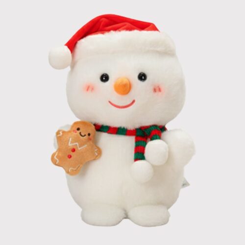 Doudou Bonhomme De Neige En Peluche Douce 23 cm, doudou pour Noel