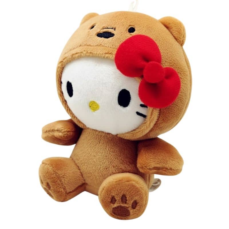 Peluche Hello Kitty En Costume D’ours Brun 10 cm 3 2
