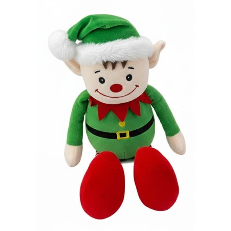 Peluche Noël Elfe Souriante 30 cm 5 3